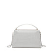 Pochette femme avec poignée dorée