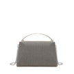 Pochette femme avec poignée dorée