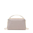 Pochette femme avec poignée dorée