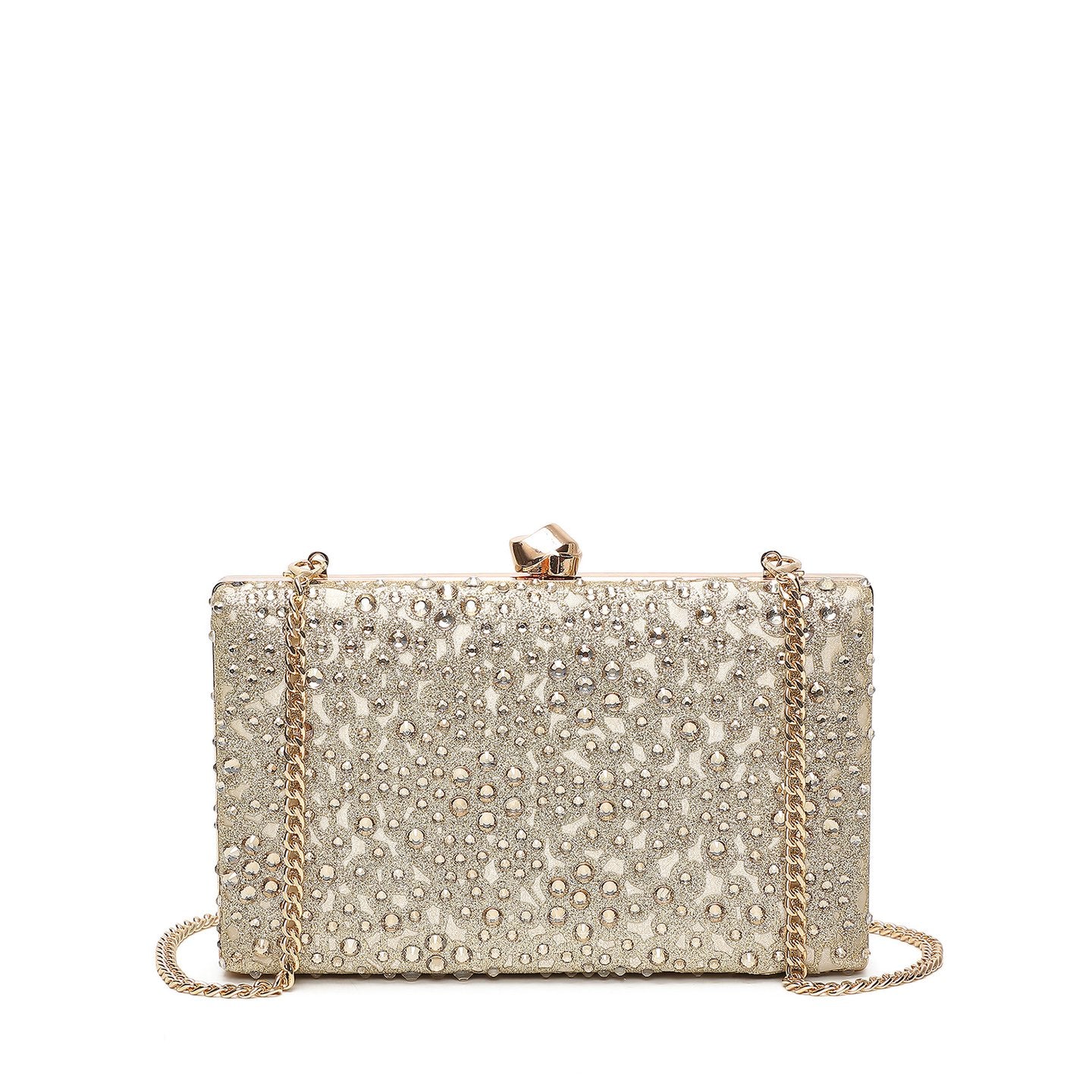 Pochette femme avec strass