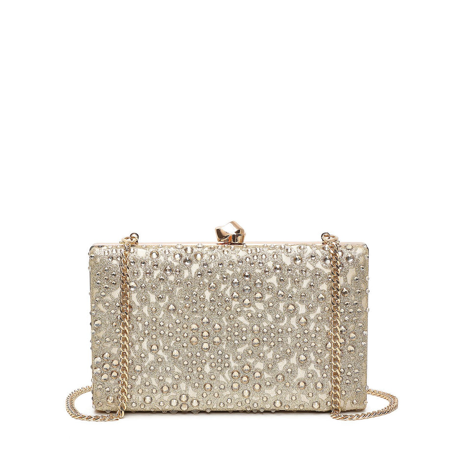 Pochette femme avec strass