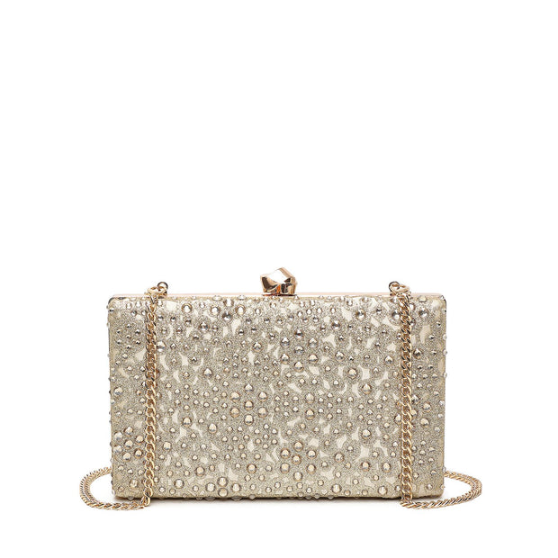 Pochette femme avec strass