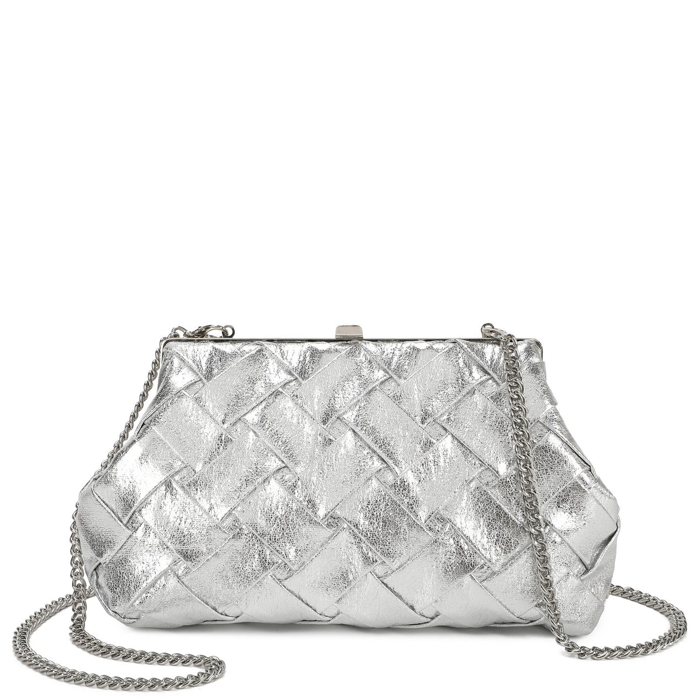 Pochette femme avec tressage