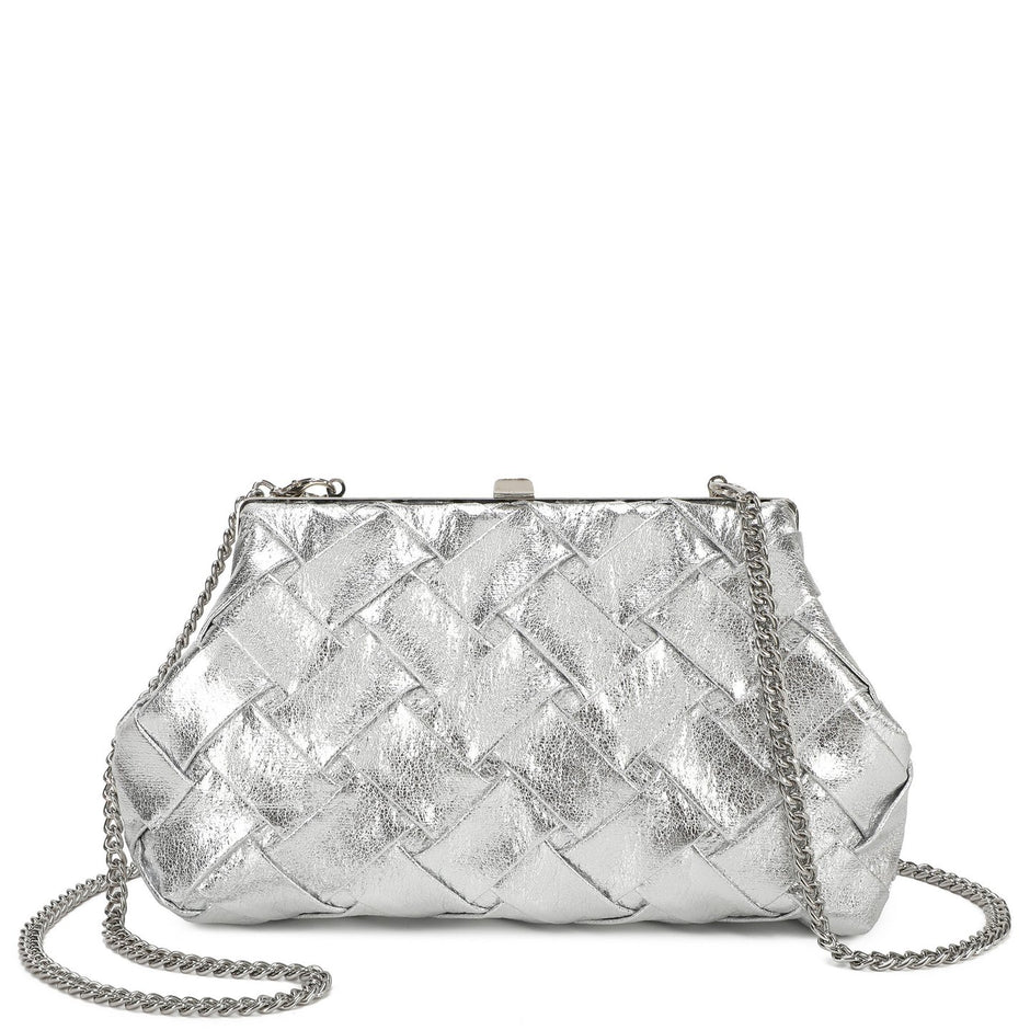 Pochette femme avec tressage