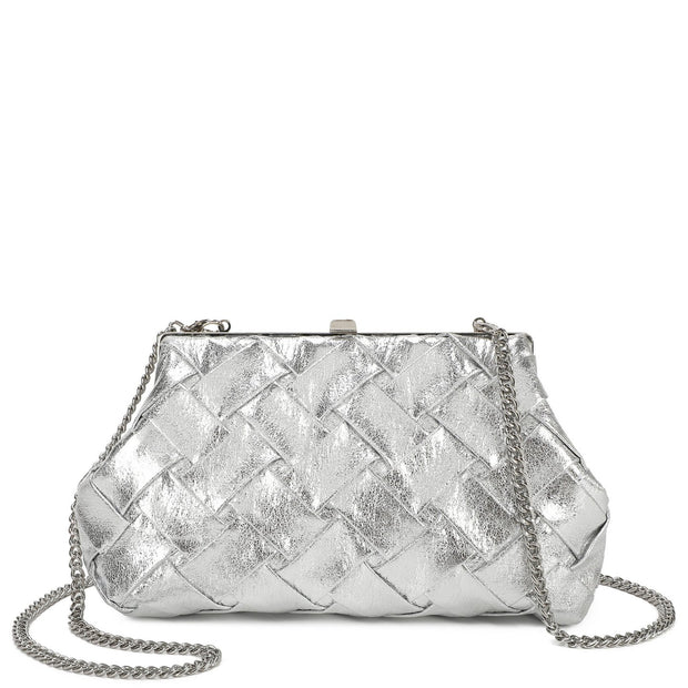 Pochette femme avec tressage