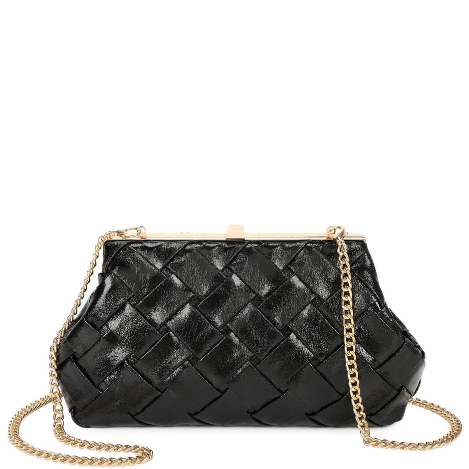 Pochette femme avec tressage