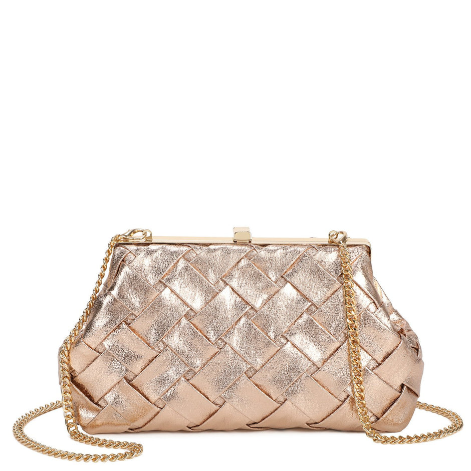 Pochette femme avec tressage