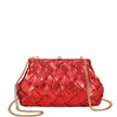Pochette femme avec tressage