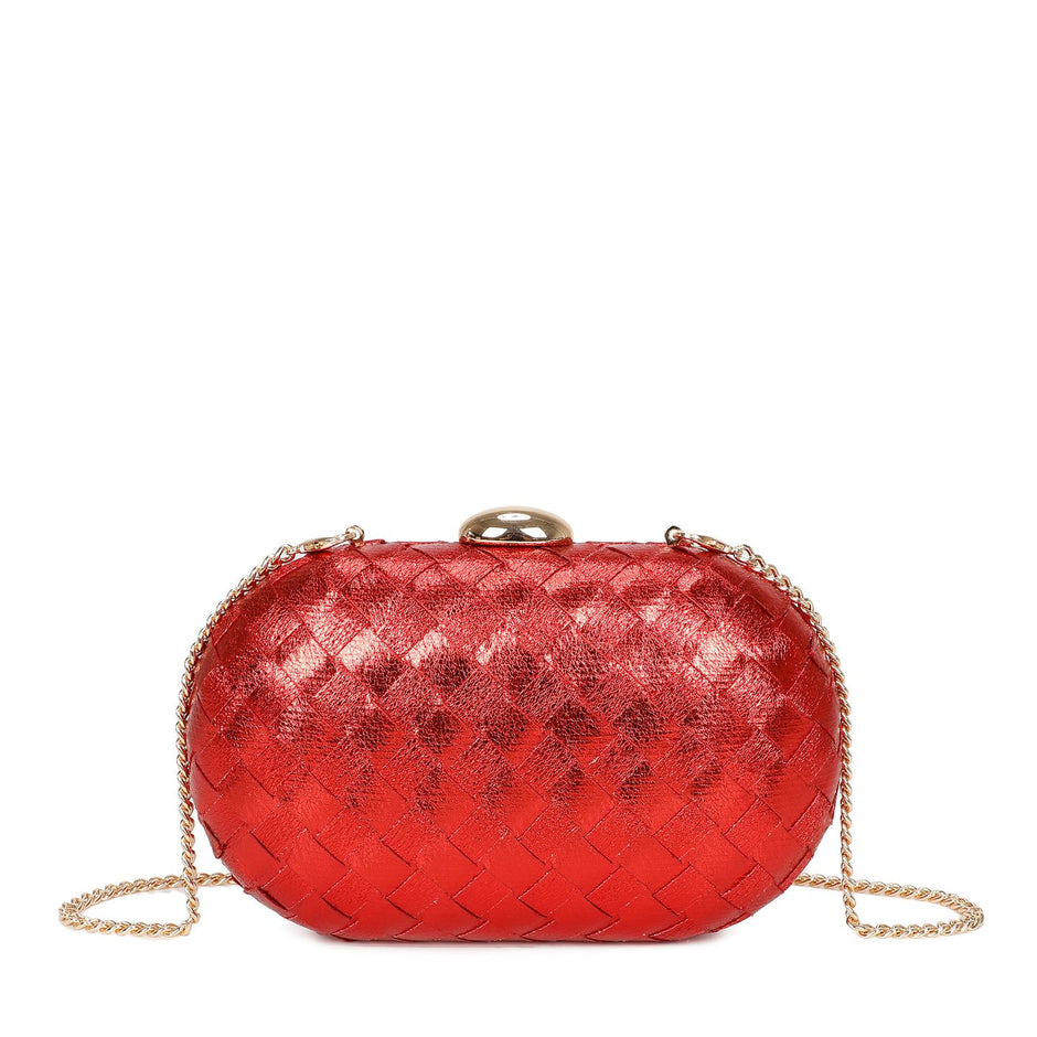 Pochette femme brillante