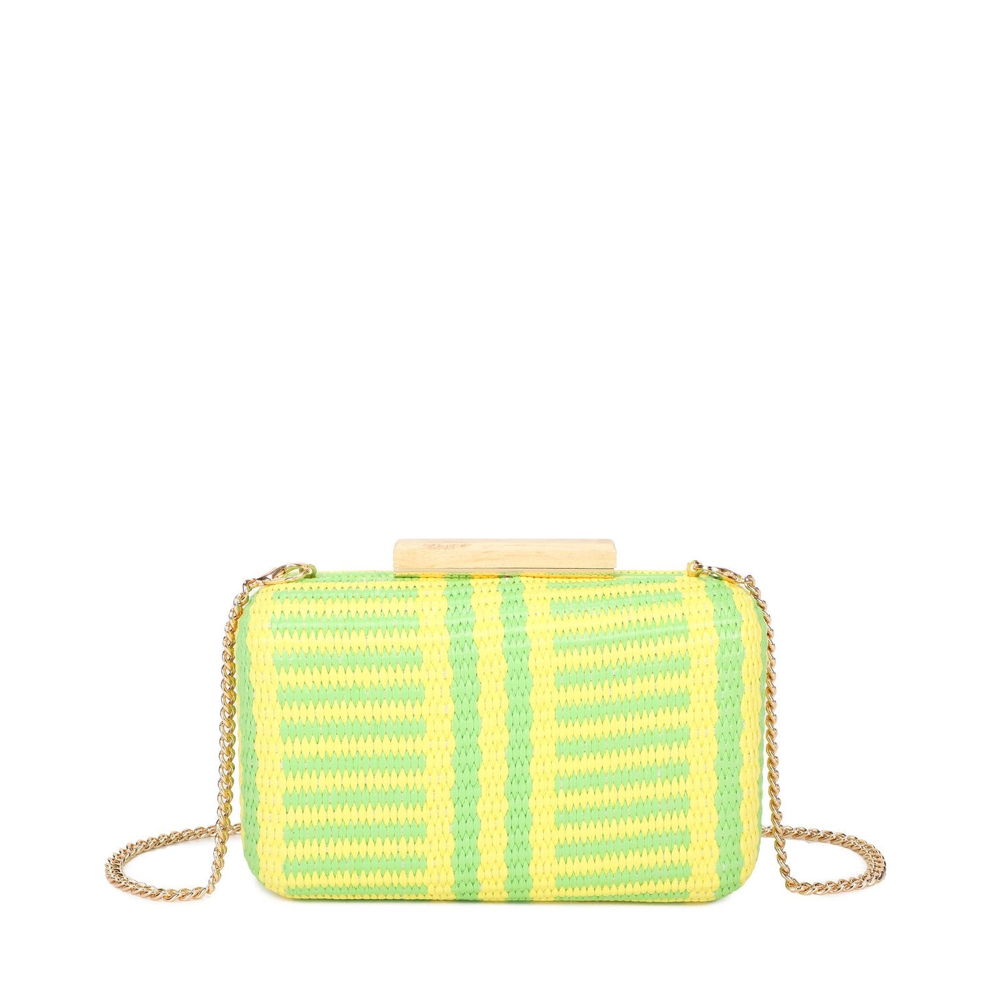Pochette femme en raphia