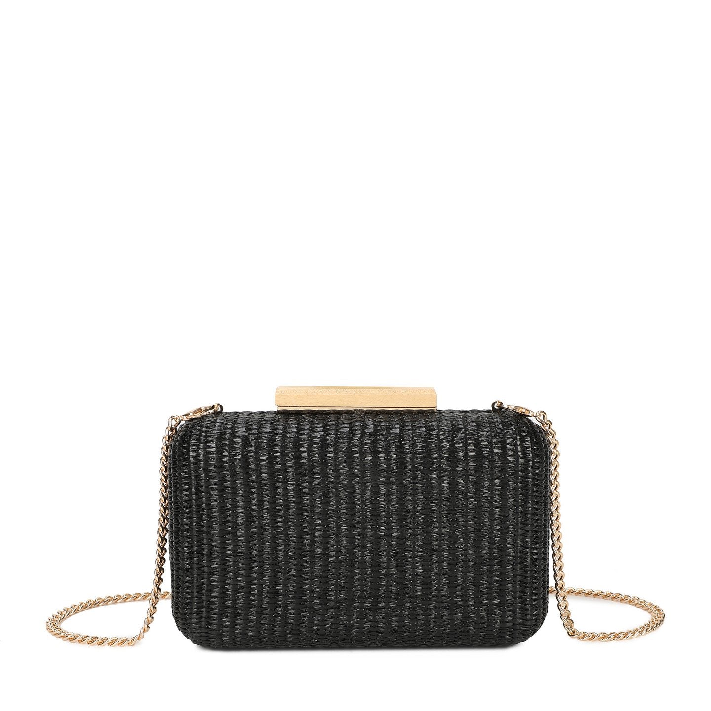 Pochette femme en raphia