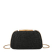Pochette femme en raphia