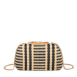 Pochette femme en raphia