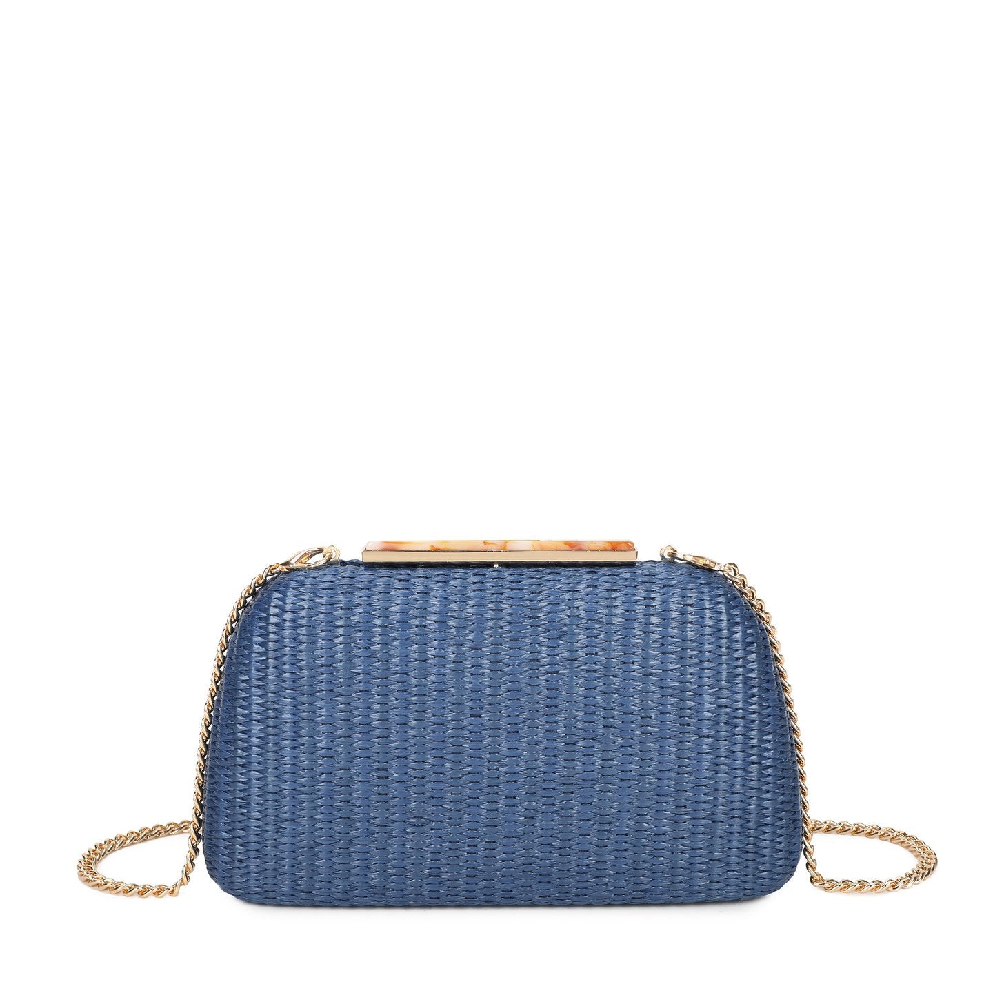 Pochette femme en raphia
