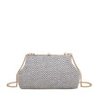 Pochette femme en raphia