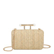 Pochette femme en raphia