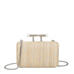 Pochette femme en raphia
