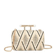 Pochette femme en raphia