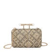 Pochette femme en raphia