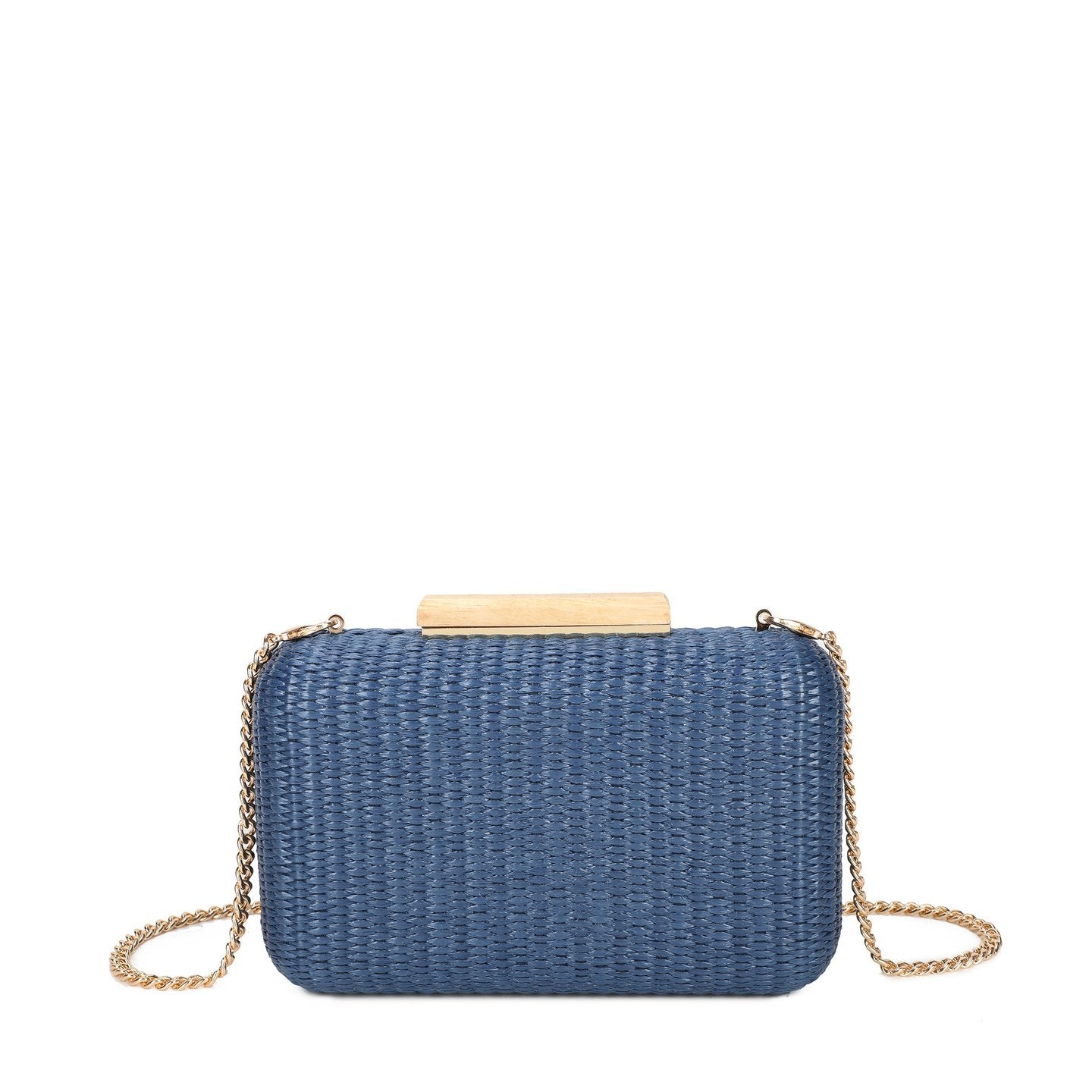 Pochette femme en raphia