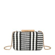 Pochette femme en raphia