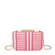 Pochette femme en raphia