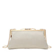 Pochette femme en tissu brillant