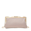 Pochette femme en tissu brillant