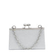 Pochette femme en tissu brillant