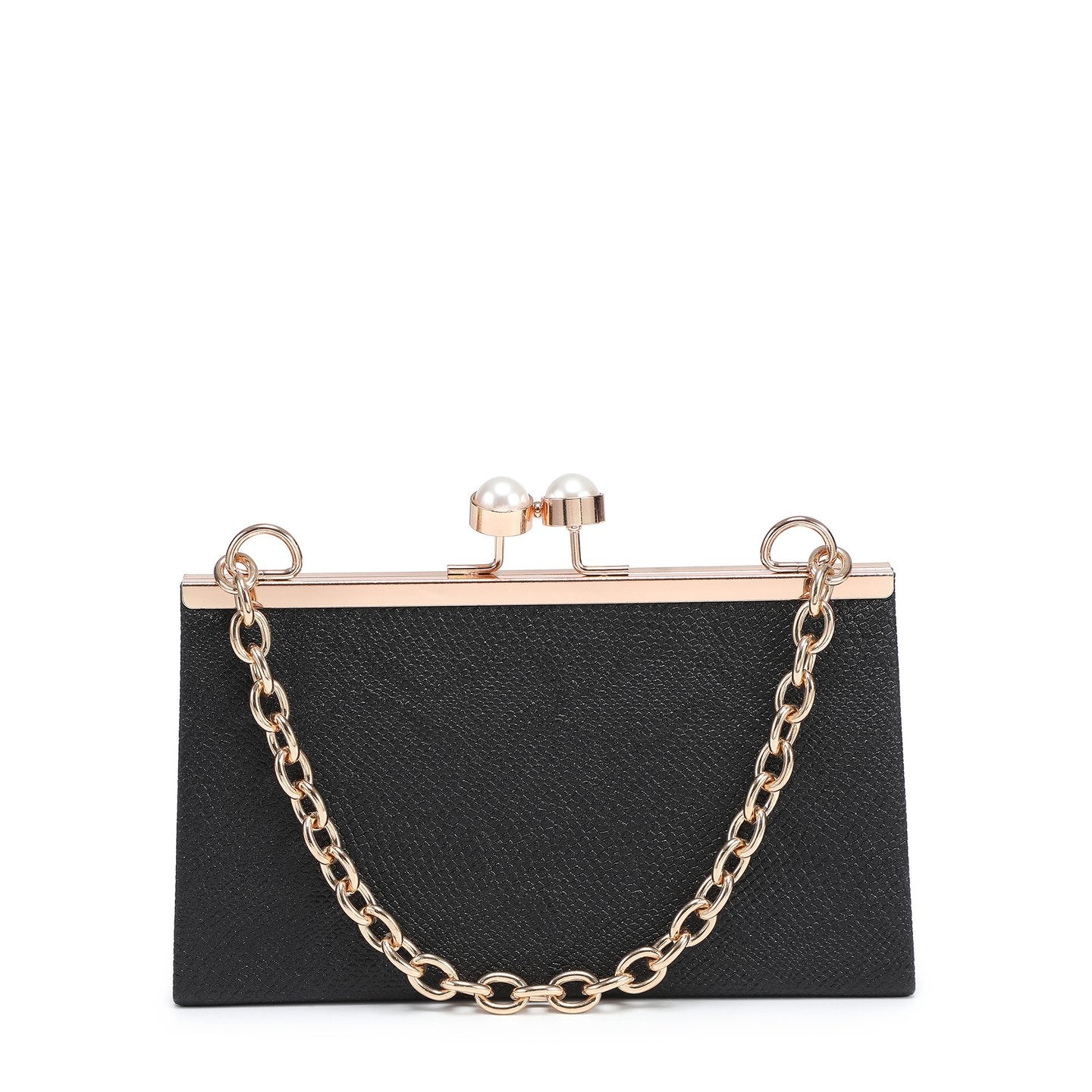 Pochette femme en tissu brillant