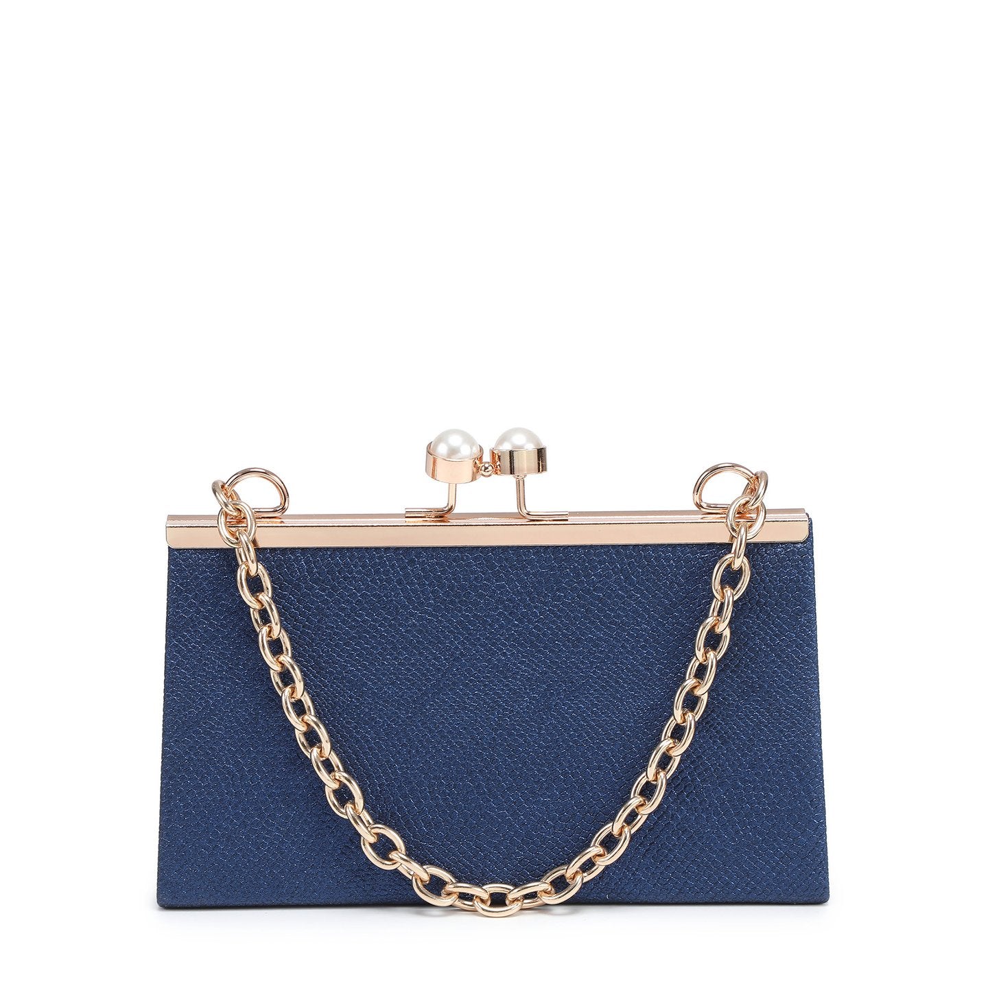 Pochette femme en tissu brillant