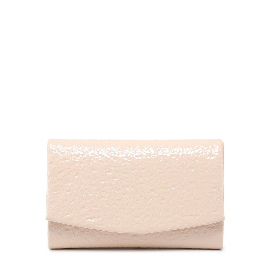 Pochette femme texture croco