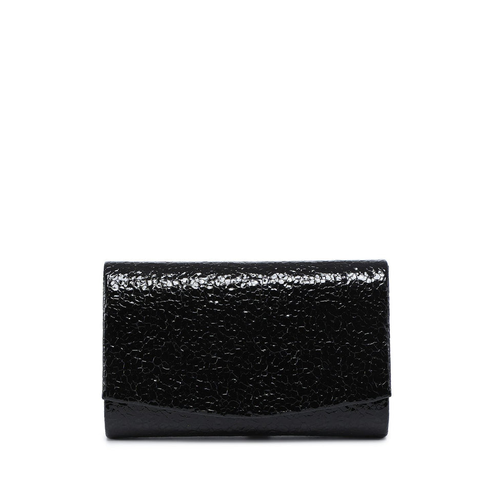 Pochette femme texture croco