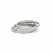 Triple bague alba en acier inoxydable R04_3