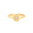 Bague alba réglable acier rond et brillant R1490