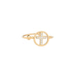 Bague alba réglable acier croix R23694