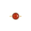 Bague alba acier pierre naturelle rond R24512_3