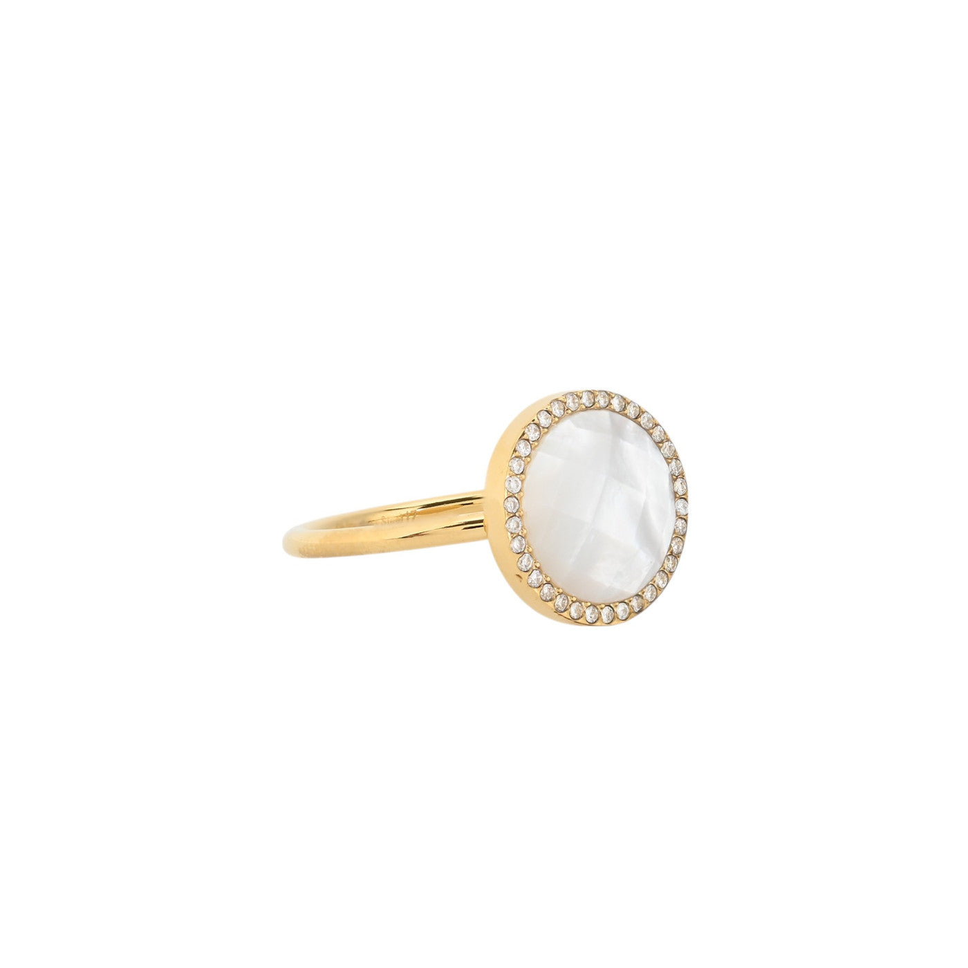 Bague alba acier pierre naturelle rond R24512_3