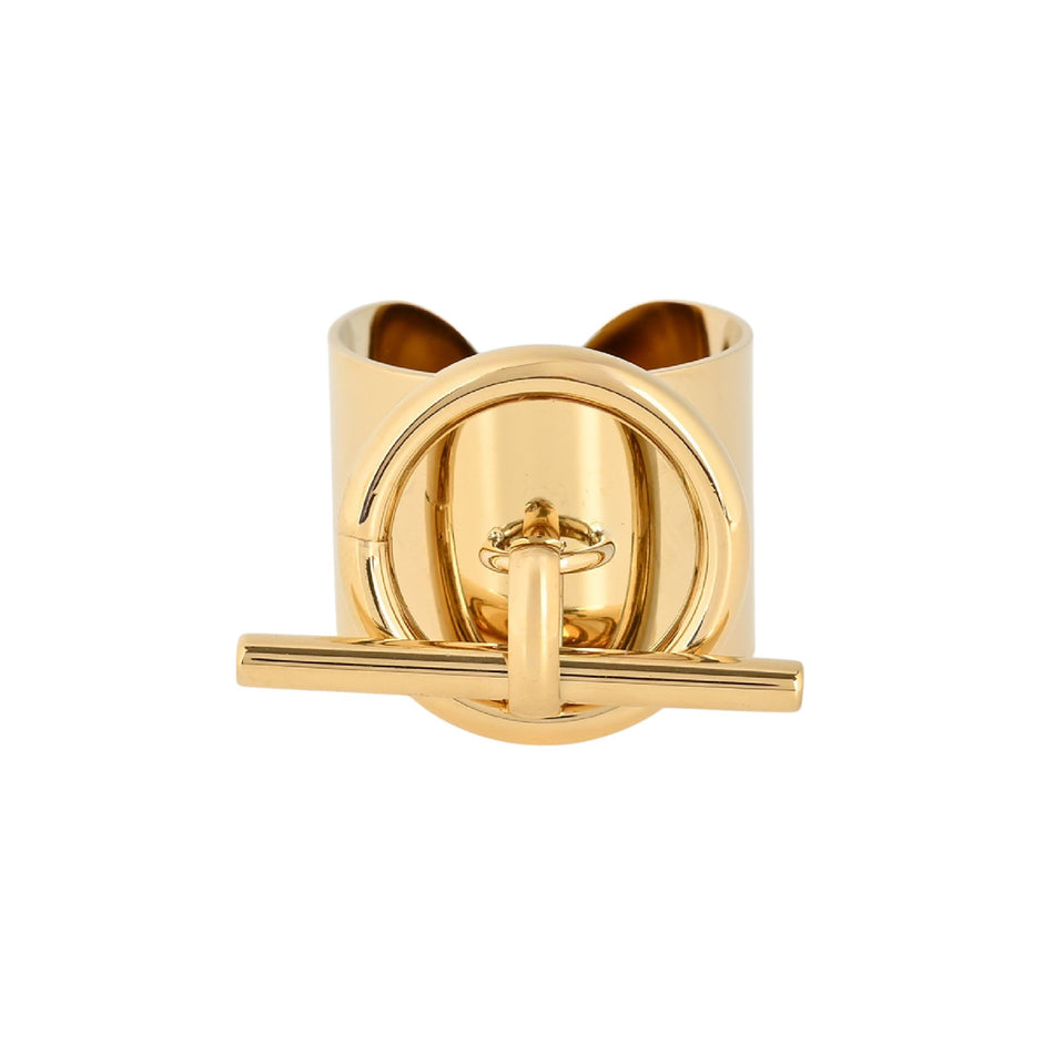 Bague Esmée réglable acier rond basique