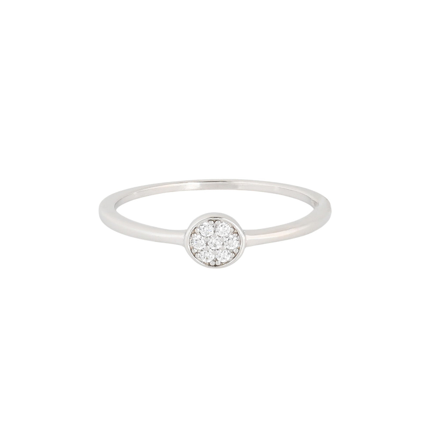 Bague Iris solitaire rond GB