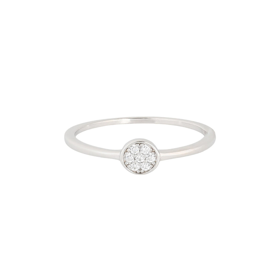 Bague Iris solitaire rond GB