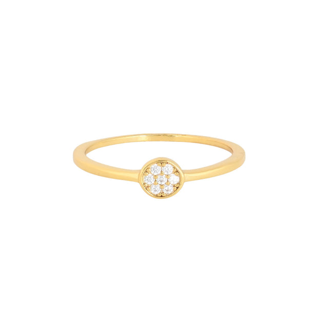 Bague Iris solitaire rond GB