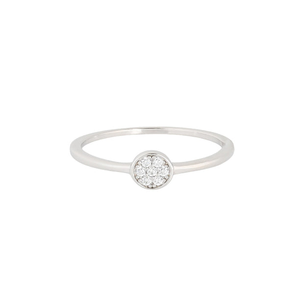 Bague Iris solitaire rond GB