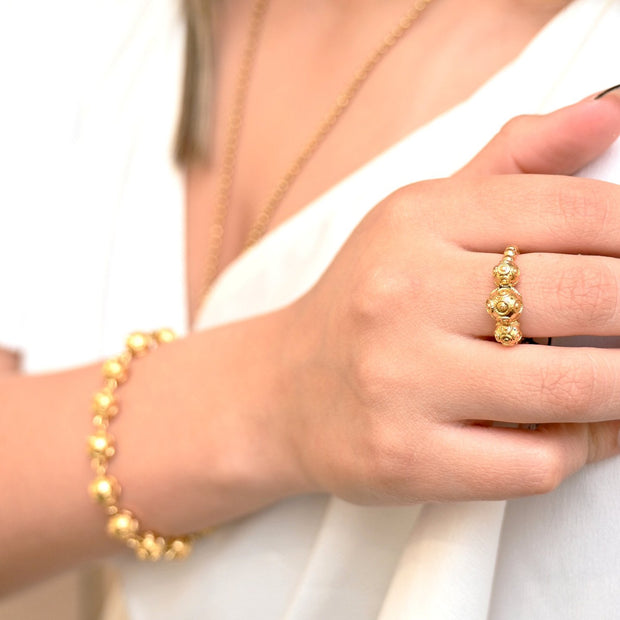 Bague Aria semi précieuse bolas de viana