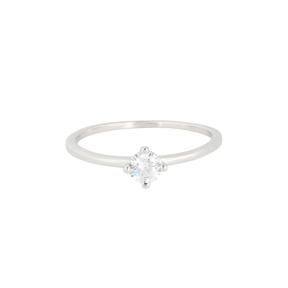 Bague Iris solitaire basique