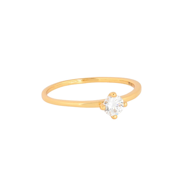Bague Iris solitaire basique