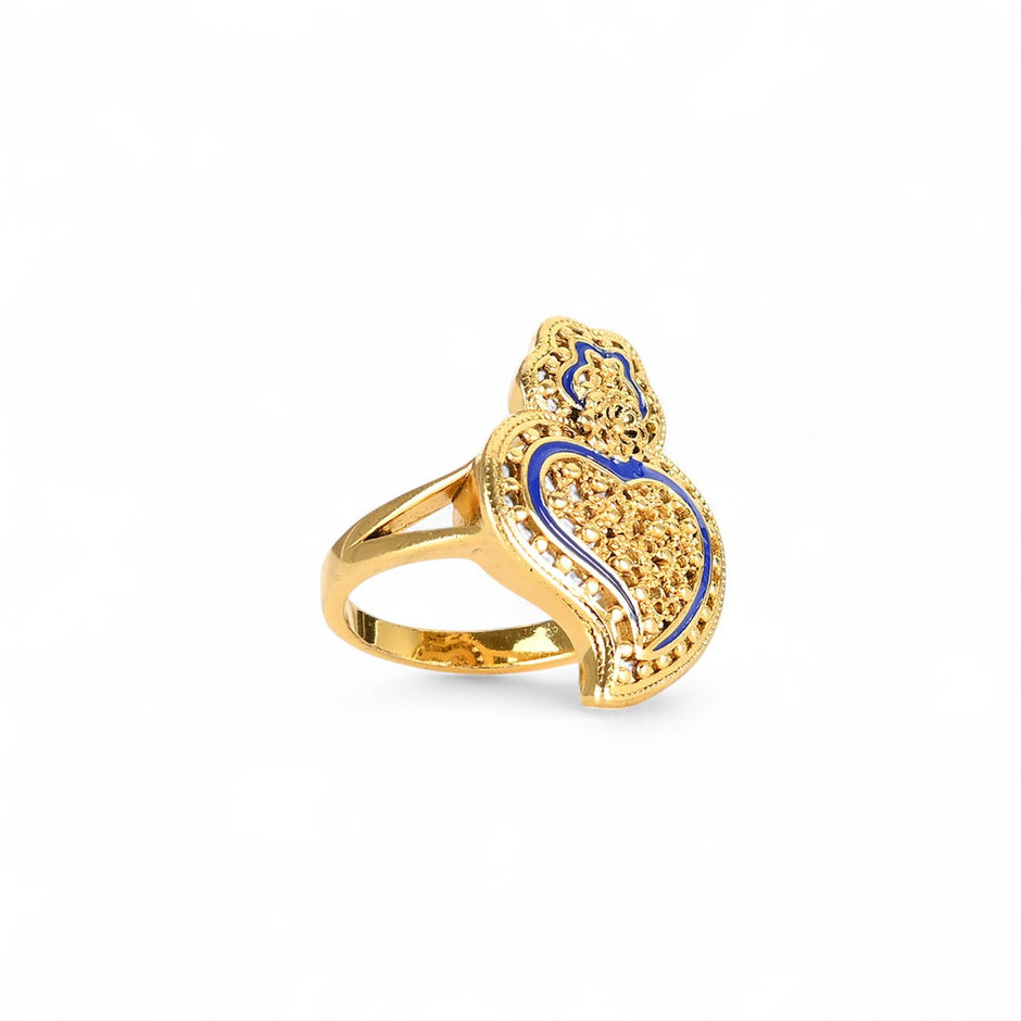 Bague Aria semi précieuse coração de viana