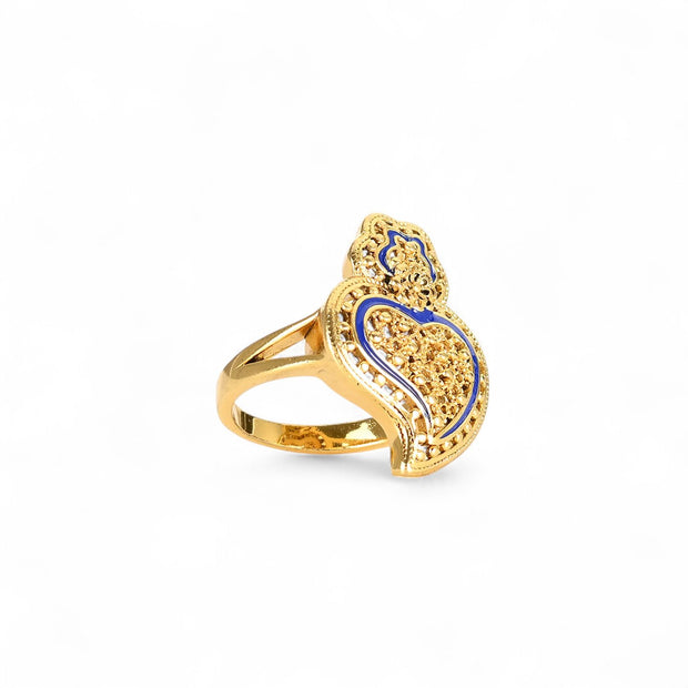 Bague Aria semi précieuse coração de viana