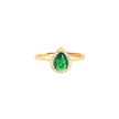 Bague Iris réglable ovale vert