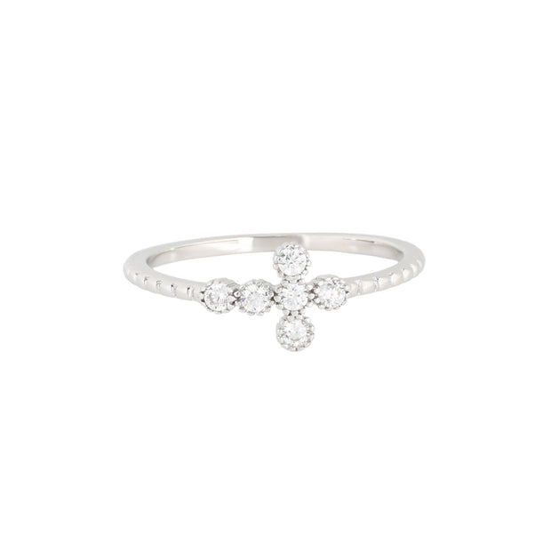 Bague Iris avec croix et brillants R3725/925_3